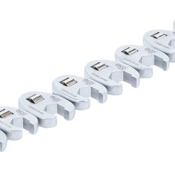 Crowfoot Spanner Set | 10 mm (3/8") Drive | 10 - 19 mm | 10 pcs.