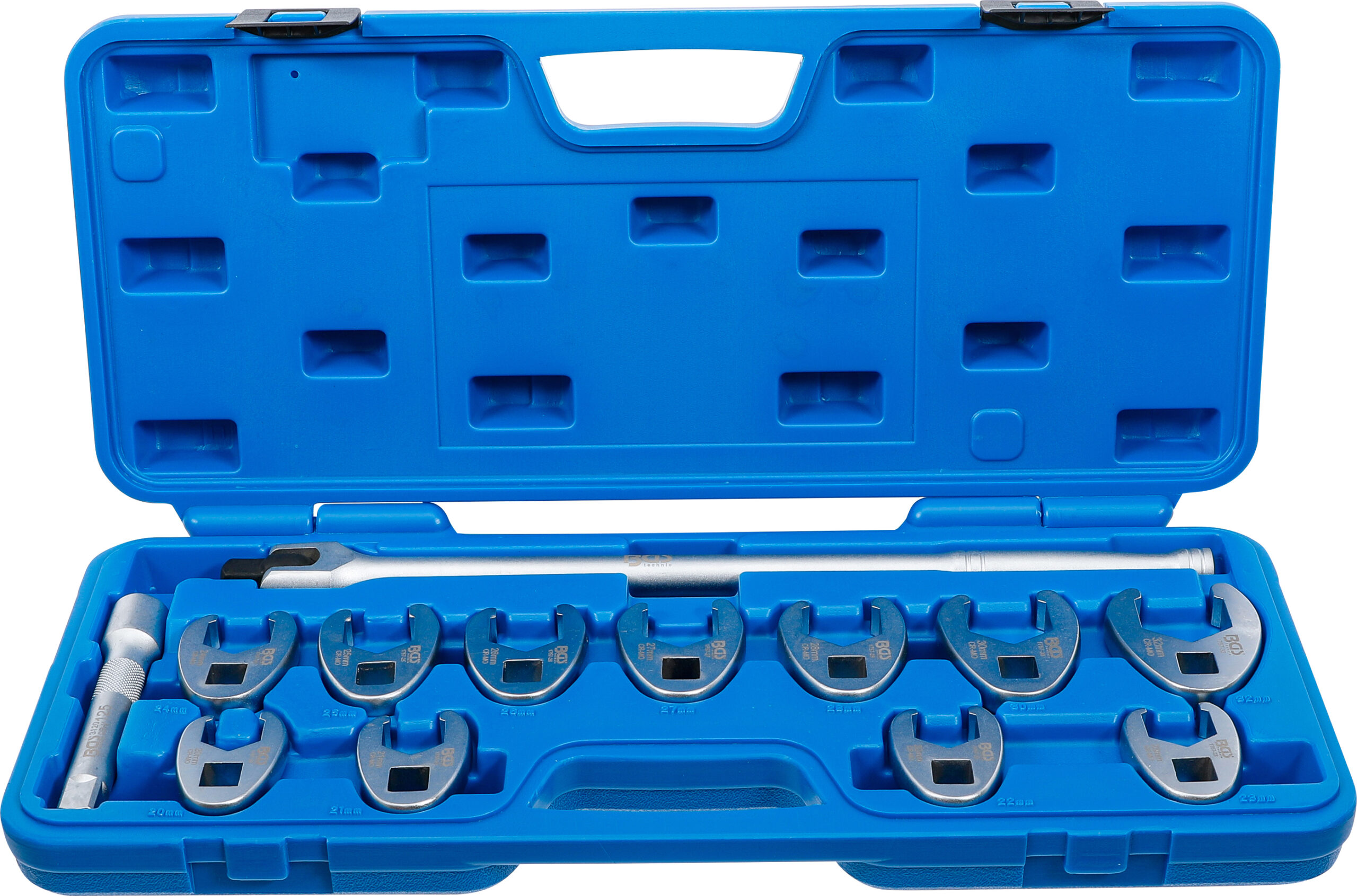 Crowfoot Spanner Set | 12.5 mm (1/2") Drive | 20 - 32 mm | 13 pcs.