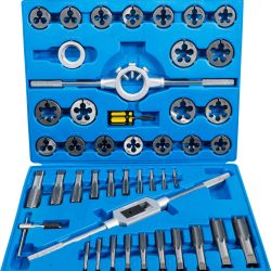 Tap and Die Set | Inch Sizes | 1/4" - 1" | 45 pcs.