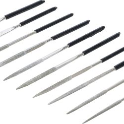 Diamond File Set | straight | 140 x 3 mm | 10 pcs.
