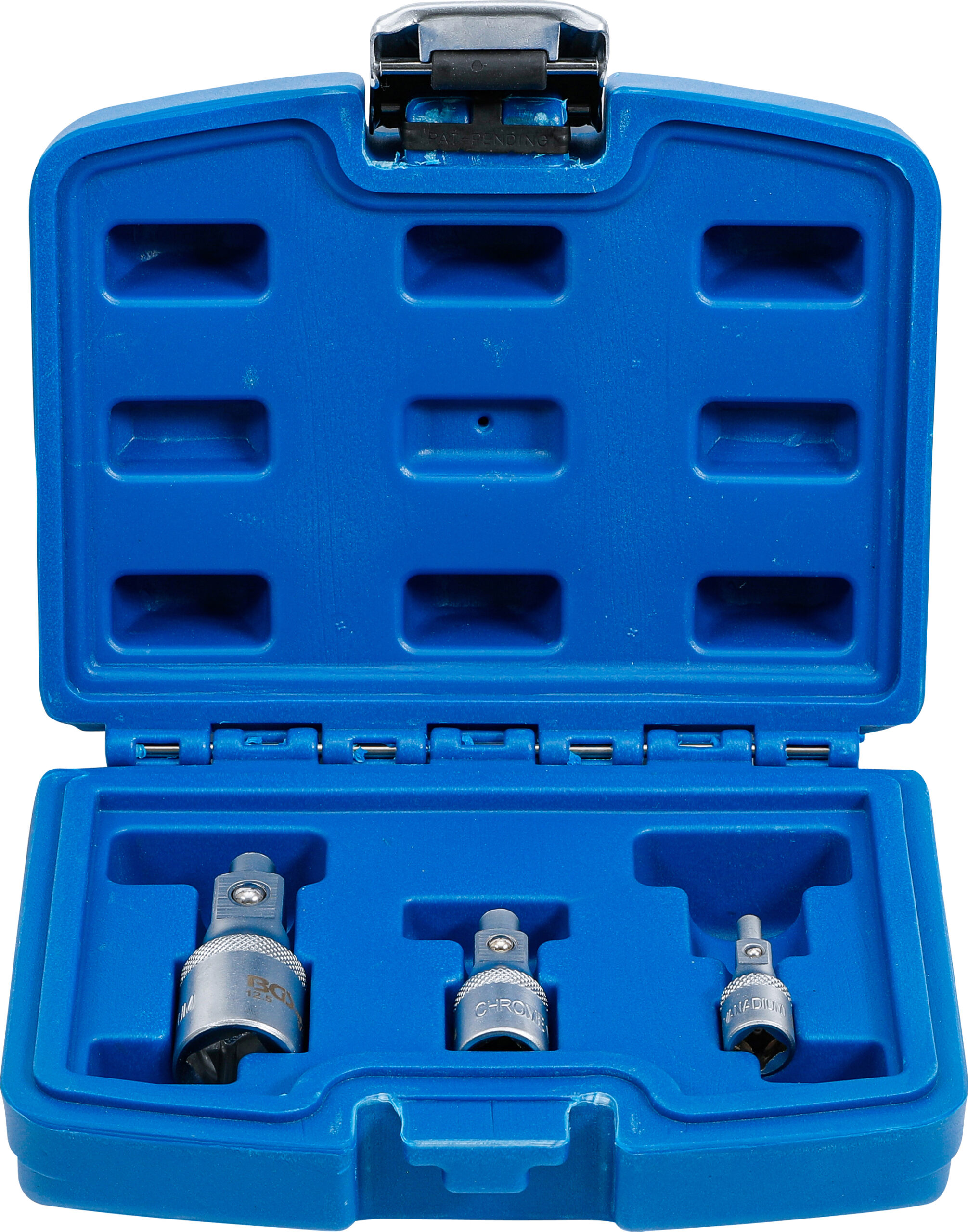 Extension Bar Set with magnetic holders | 6.3 mm (1/4") / 10 mm (3/8") / 12.5 mm (1/2") | 3 pcs.