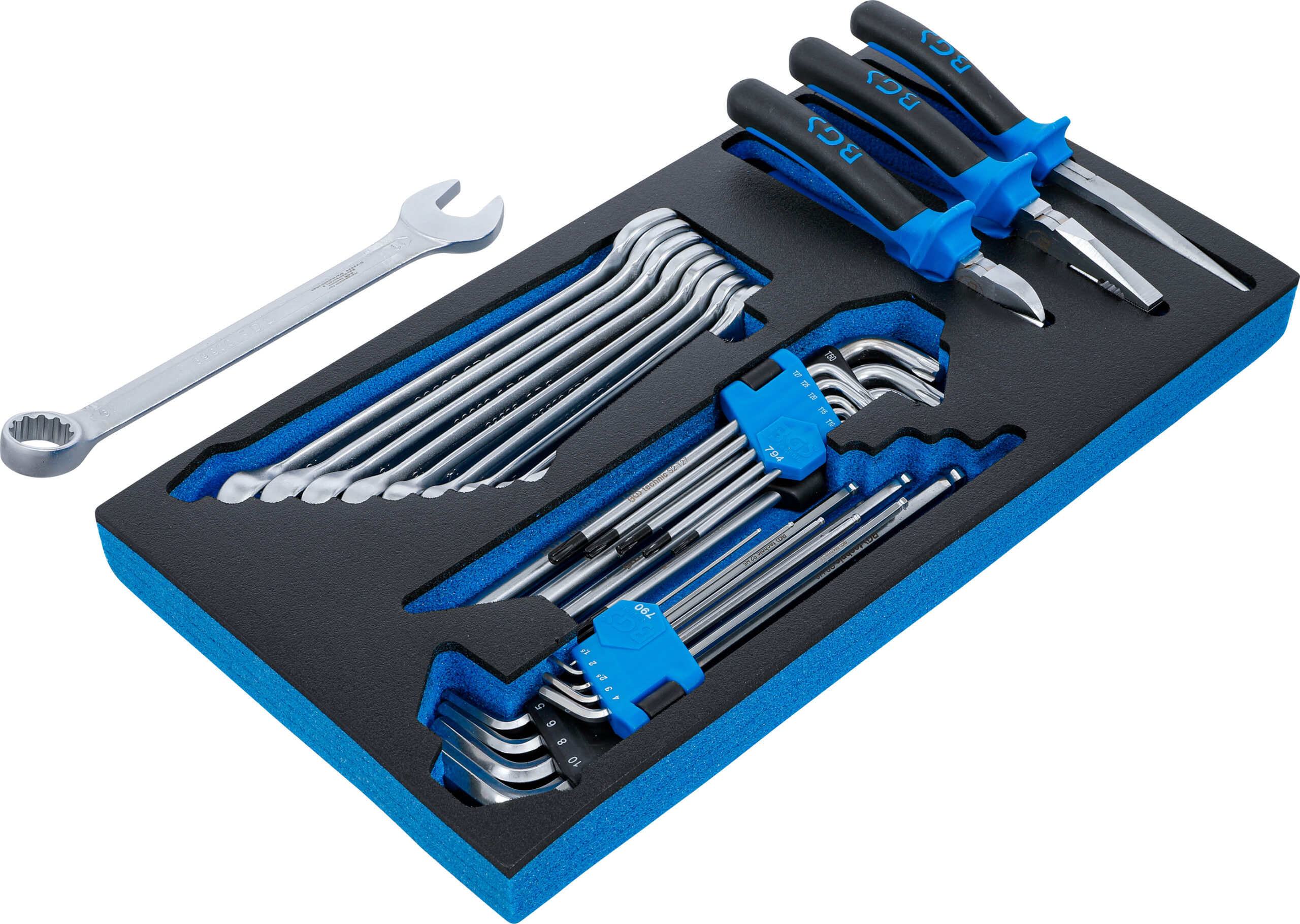 Foam Tray for BGS 2002 | Combination Wrenches, Pliers and L-Type Wrenches | 31 pcs.