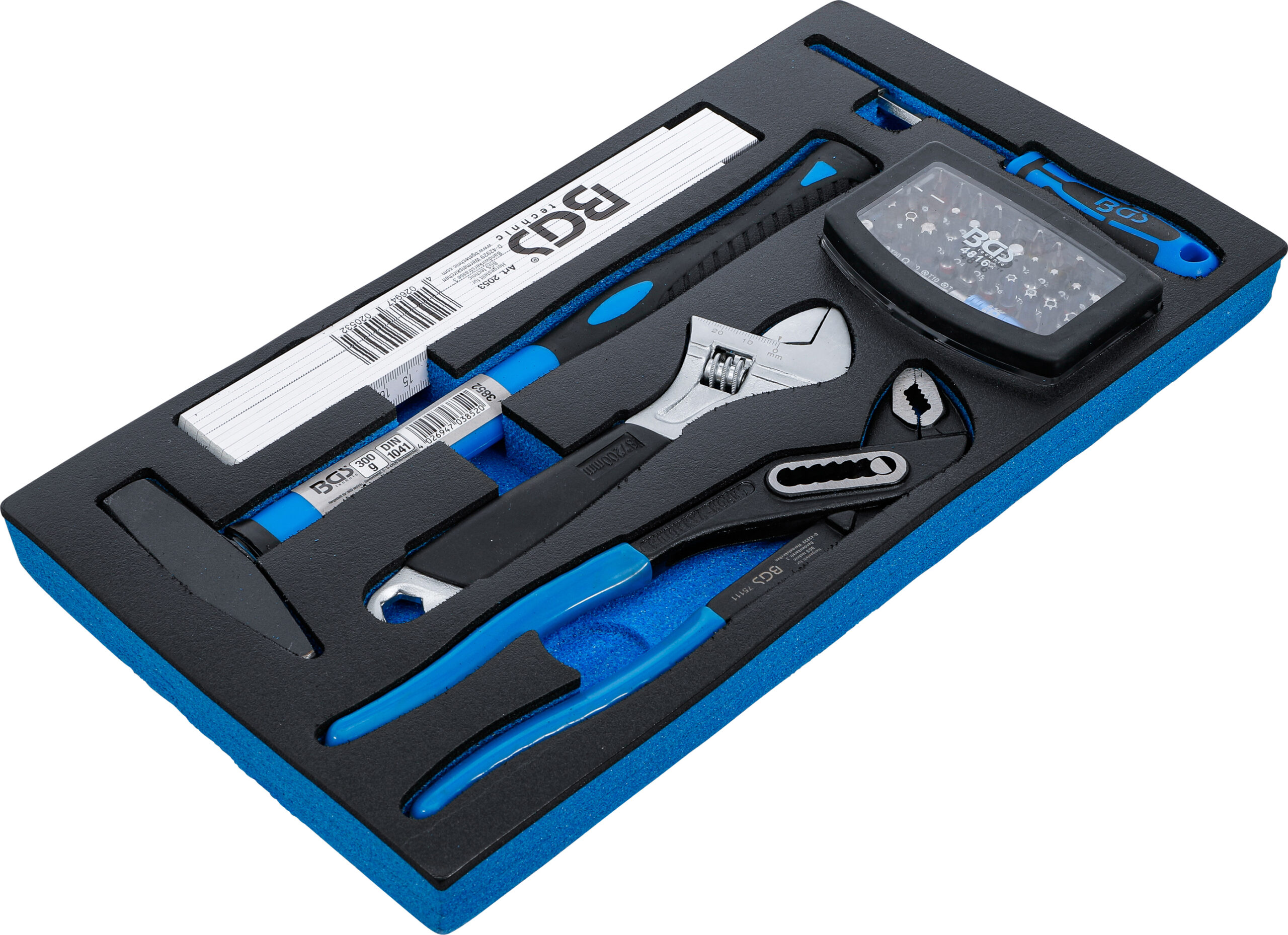 Foam Tray for BGS 2002 | Hand Tools and Bit Set | 37 pcs.