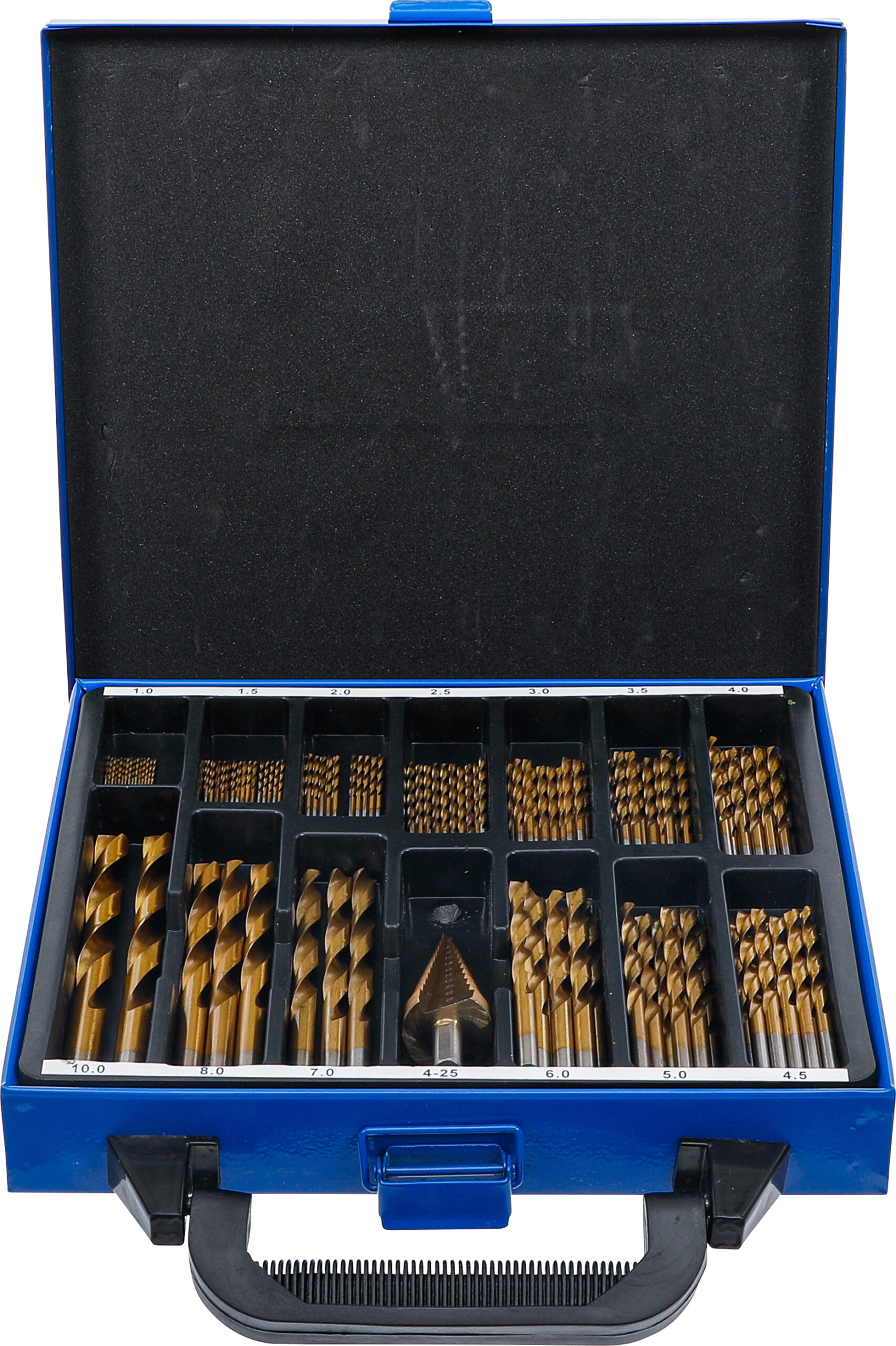 Twist & Step Drill Set | HSS | titanium nitrated | 1 - 10 mm | 119 pcs.