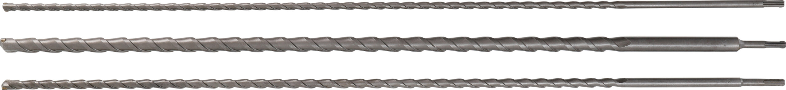SDS Drill Bit Set | SDS shaft | 12 / 16 / 24 mm | 3 pcs.