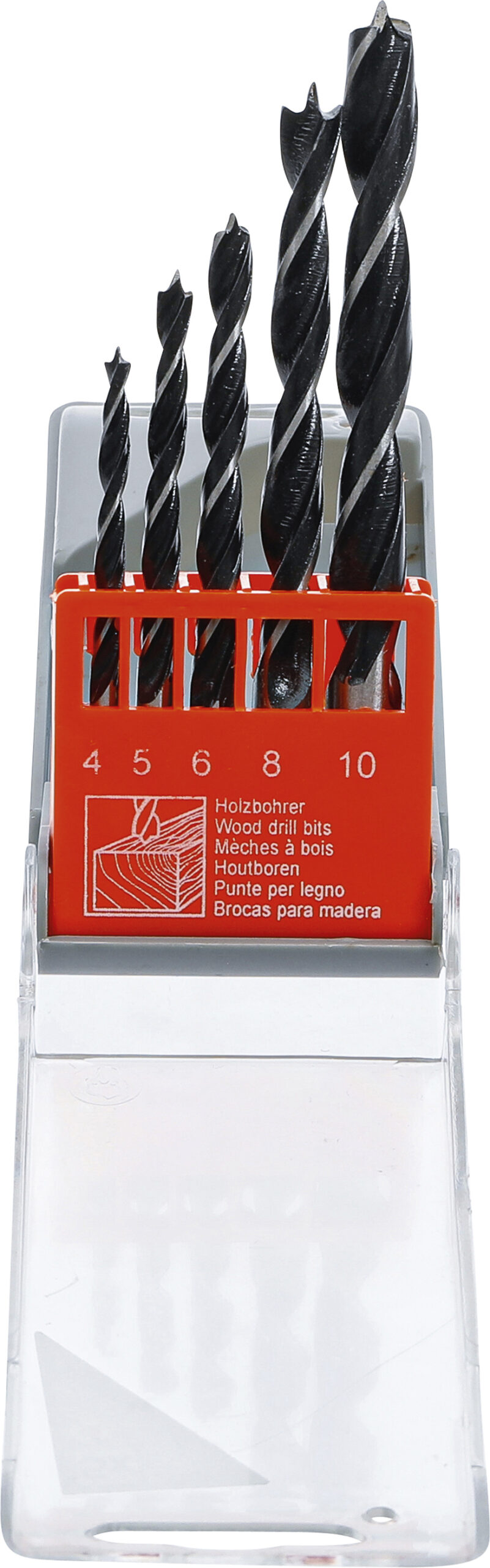 Wood Drill Set | 4 - 10 mm | 5 pcs.