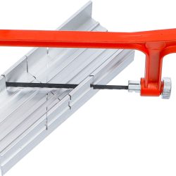 Aluminium Hacksaw Frame | Incl. Miter Box and Saw Blade | 150 mm