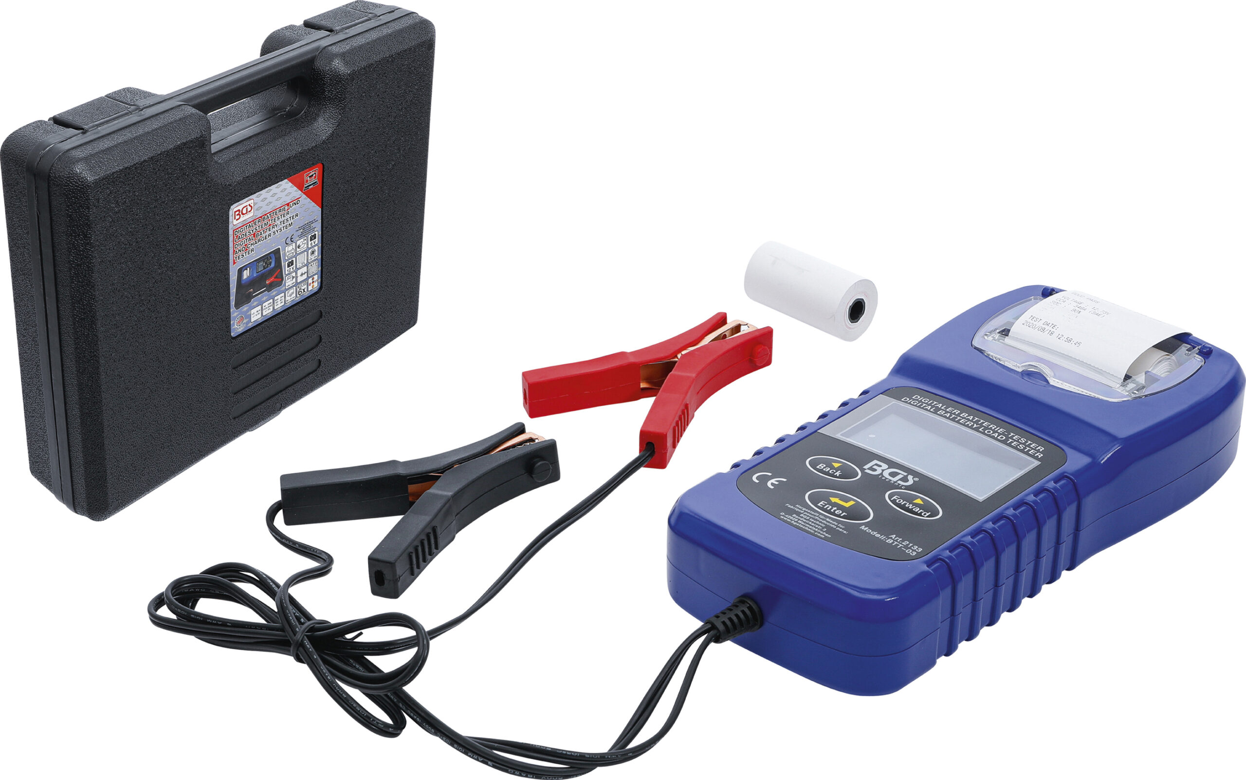 Digital Battery Tester and Charger System Tester | with Printer
