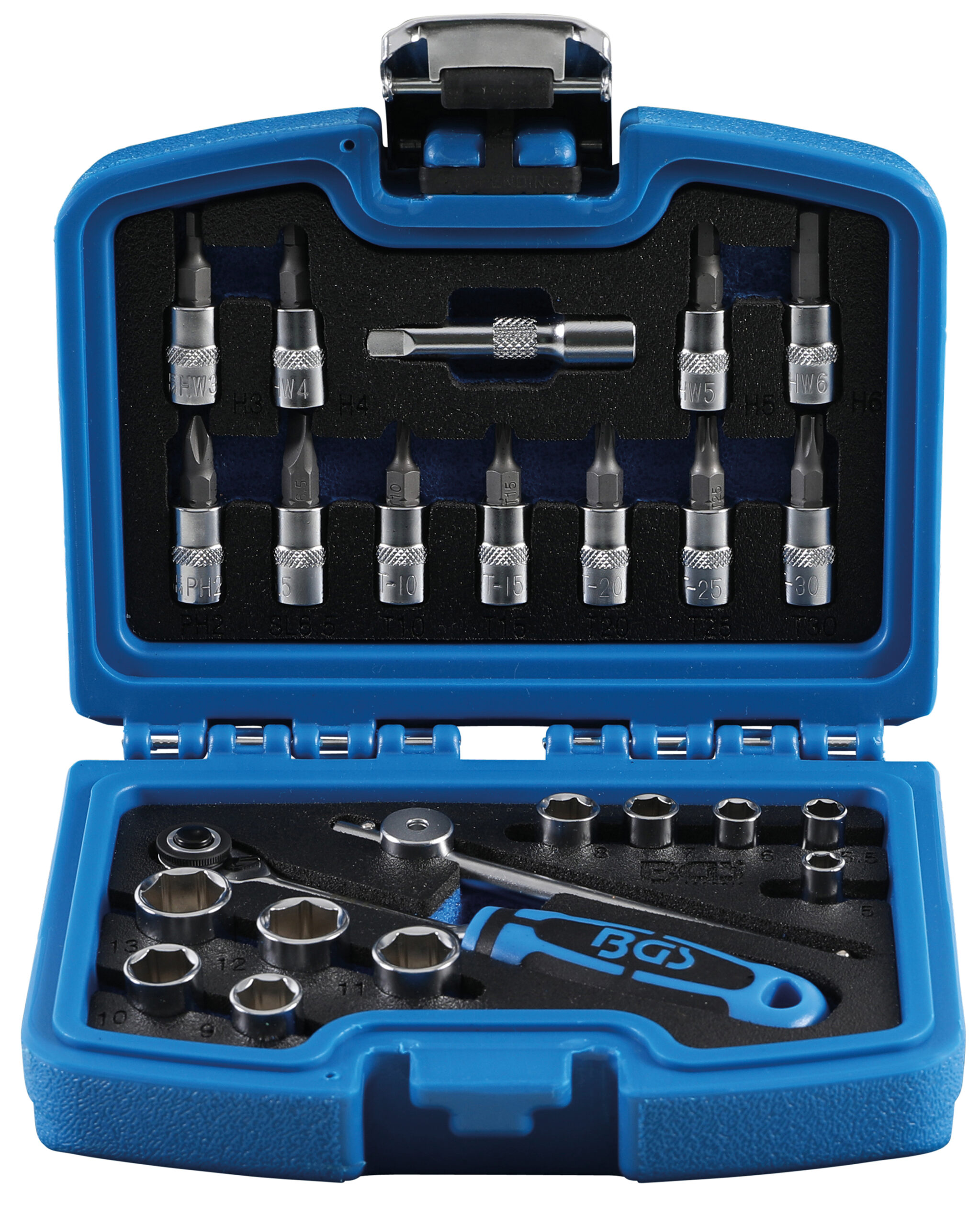 Socket Set | 6.3 mm (1/4") Drive | 24 pcs.