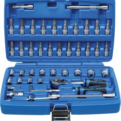 Socket Set | 6.3 mm (1/4") Drive | 46 pcs.