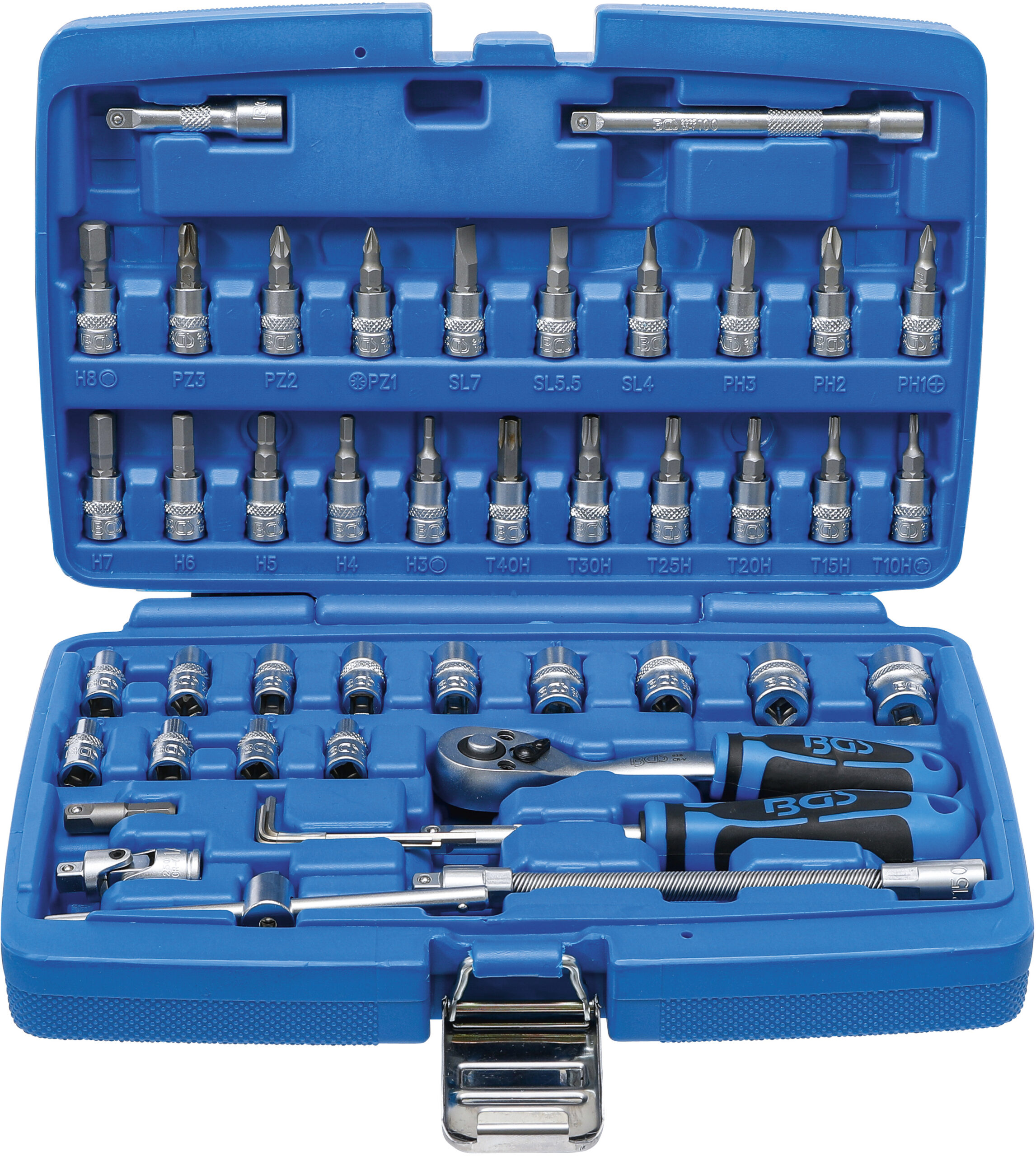 Socket Set | 6.3 mm (1/4") Drive | 46 pcs.