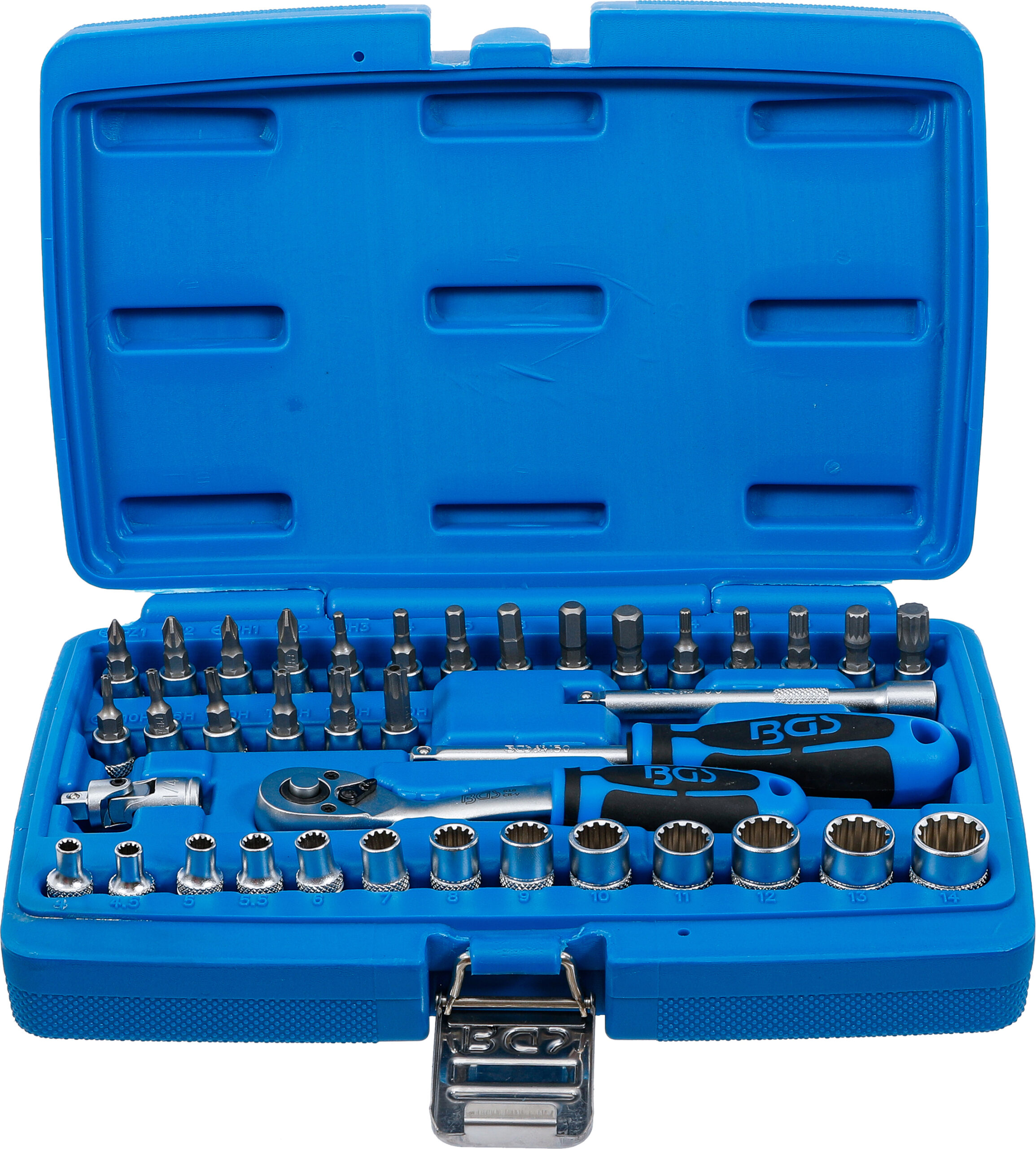 Socket Set, Gear Lock | 6.3 mm (1/4") Drive | 39 pcs.