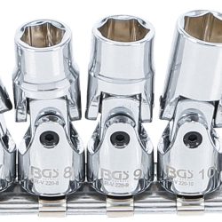 Universal Joint Socket Set | 6.3 mm (1/4") | 5 - 13 mm | 10 pcs.