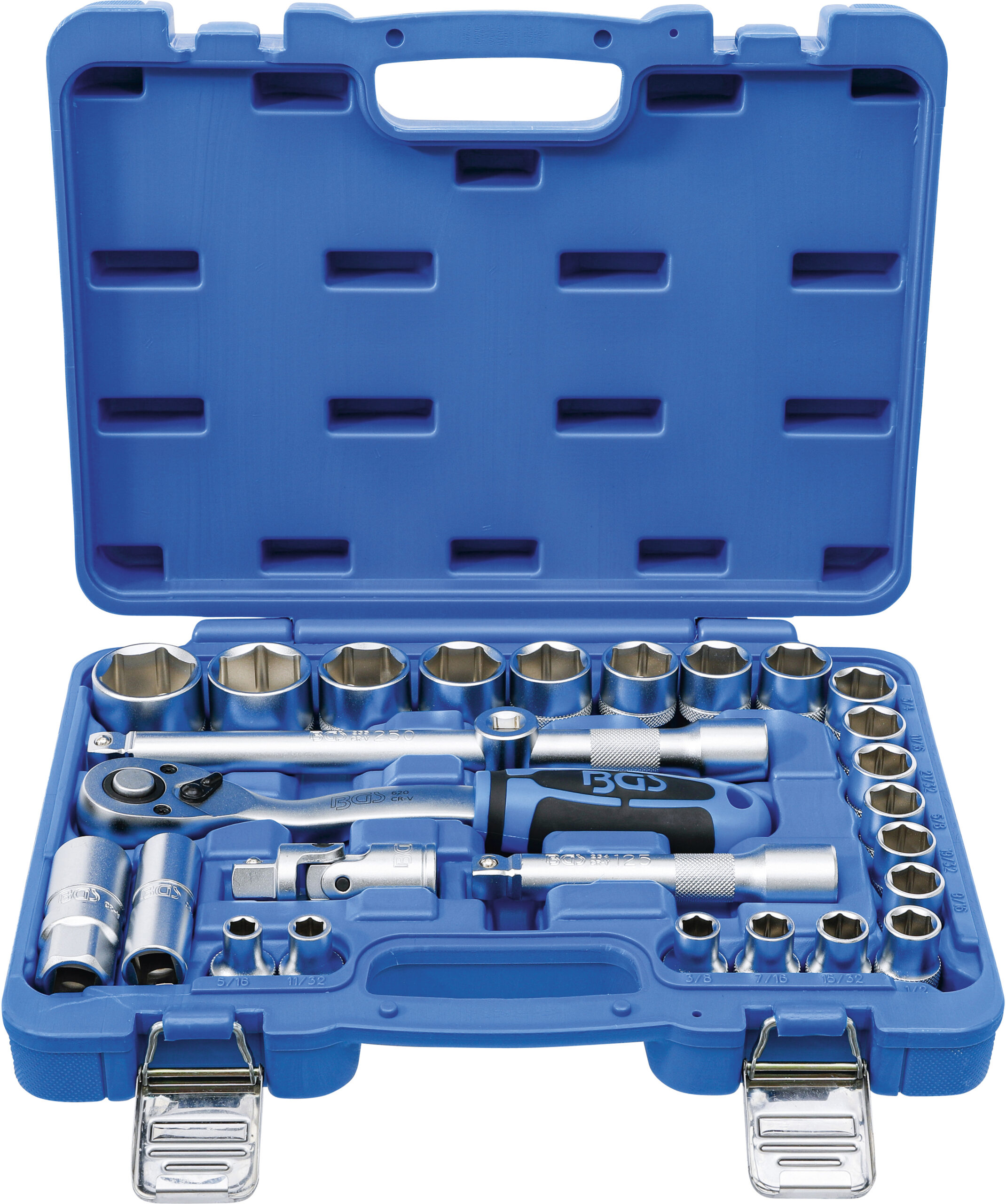 Socket Set | 12.5 mm (1/2") | Inch Sizes | 27 pcs.