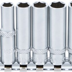 Socket Set, Hexagon, deep | 6.3 mm (1/4") Drive | 4-13 mm | 11 pcs.