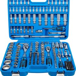 Socket Set Gear Lock | 6.3 mm (1/4") Drive / 10 mm (3/8") / 12.5 mm (1/2") | 192 pcs.