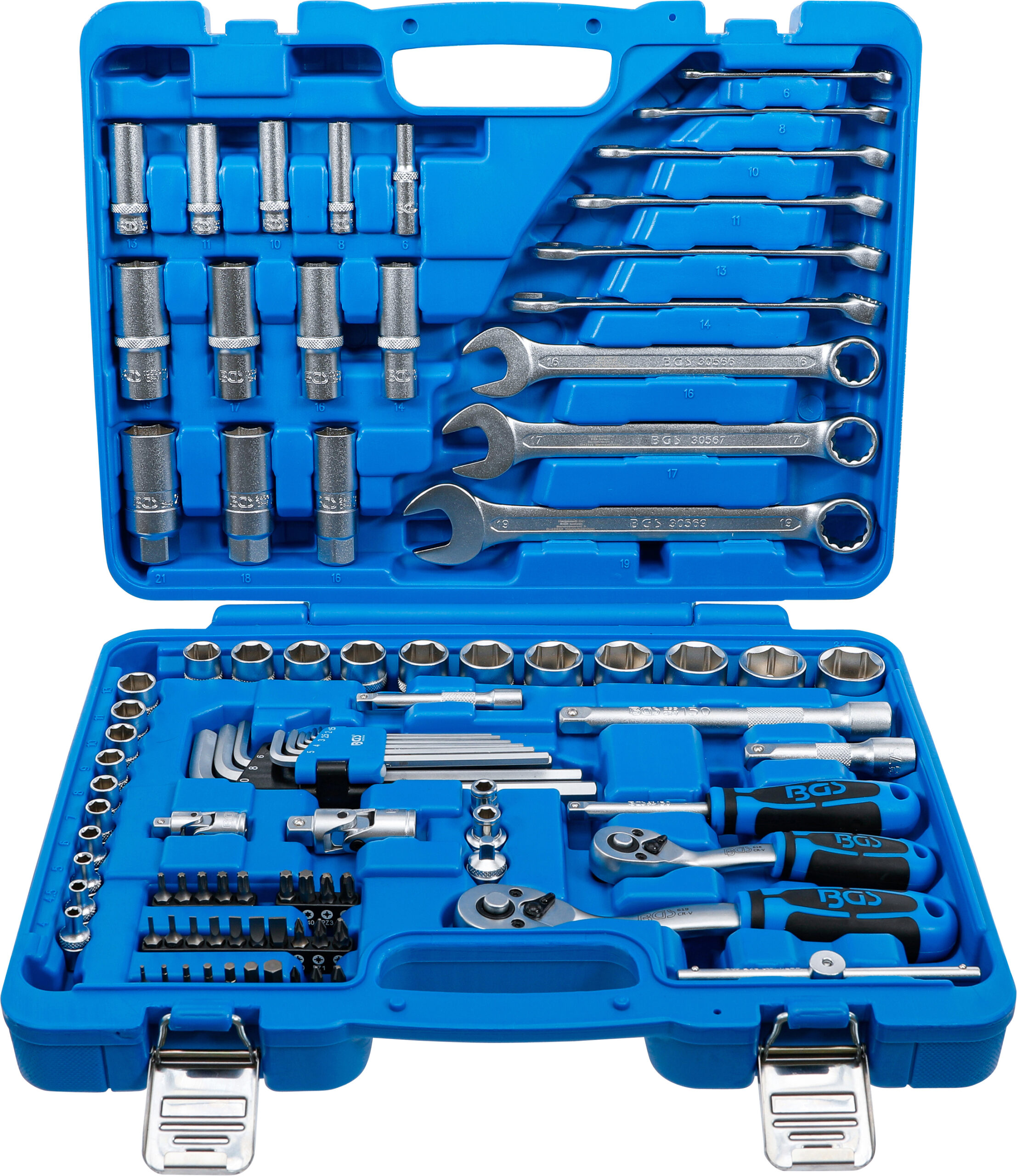 Socket Set | 6.3 mm (1/4") / 10 mm (3/8") Drive | 92 pcs.