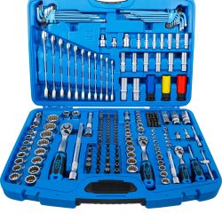 Socket Set Gear Lock | 6.3 mm (1/4") Drive / 10 mm (3/8") / 12.5 mm (1/2") | 218 pcs.