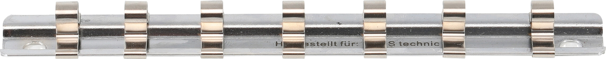 Socket Rail with 7 Clips | 6.3 mm (1/4")