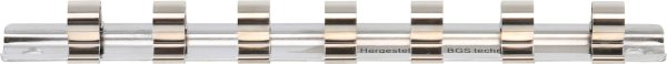 Socket Rail with 7 Clips | 10 mm (3/8")