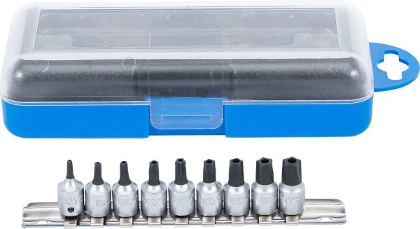Bit Socket | 6.3 mm (1/4") Drive | TS-Star tamperproof (for Torx Plus) | 9 pcs.