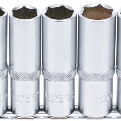 Socket Set, Hexagon, deep | 12.5 mm (1/2") Drive | Inch Sizes | 10 pcs.