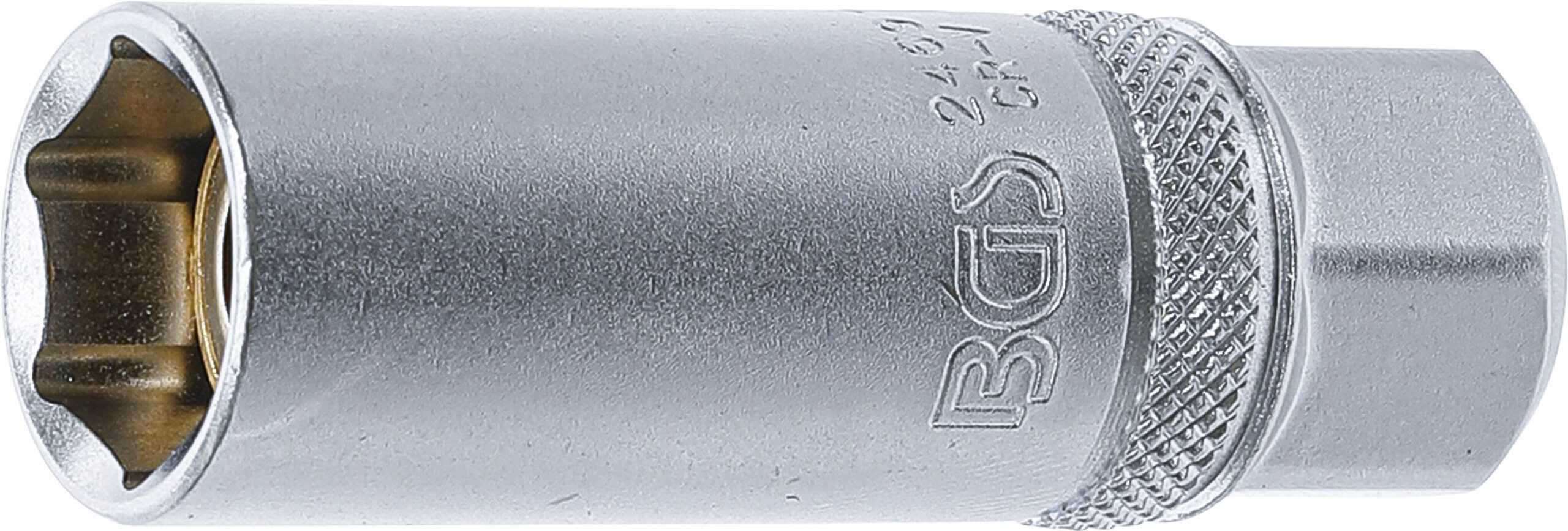 Spark Plug Socket with Magnet, Hexagon | 10 mm (3/8") Drive | 16 mm