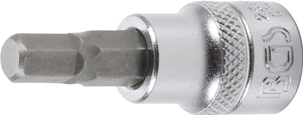 Bit Socket | 10 mm (3/8") Drive | internal Hexagon 7 mm