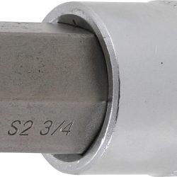 Bit Socket | length 70 mm | 12.5 mm (1/2") Drive | internal Hexagon 3/4"