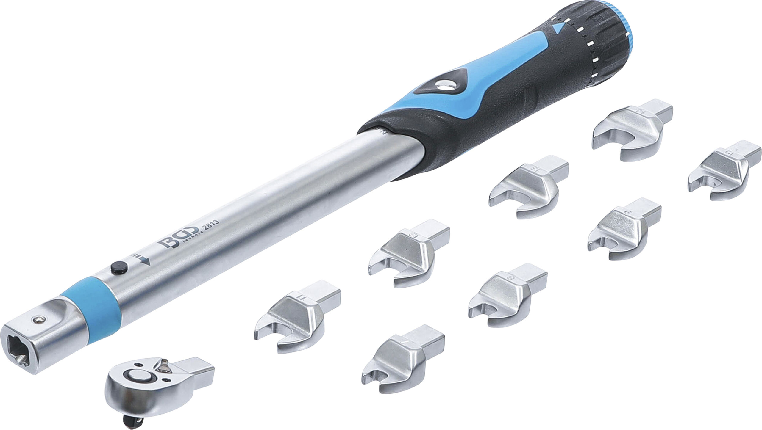 Torque Wrench Set | 6.3 mm (1/4") | 10 - 50 Nm | 10 pcs.