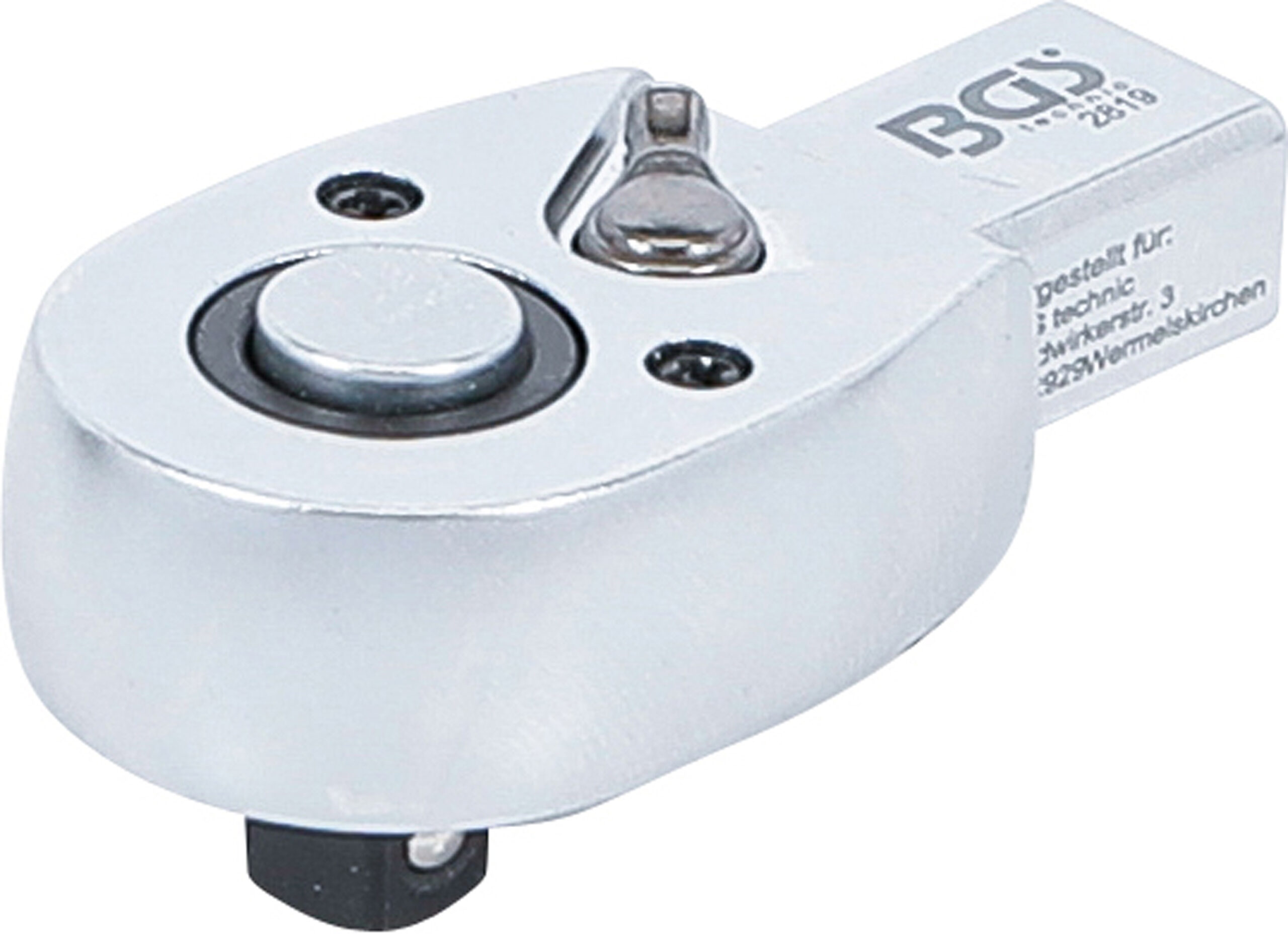 Plug-in Reversible Ratchet | 6.3 mm (1/4") | Square Size 9 x 12 mm