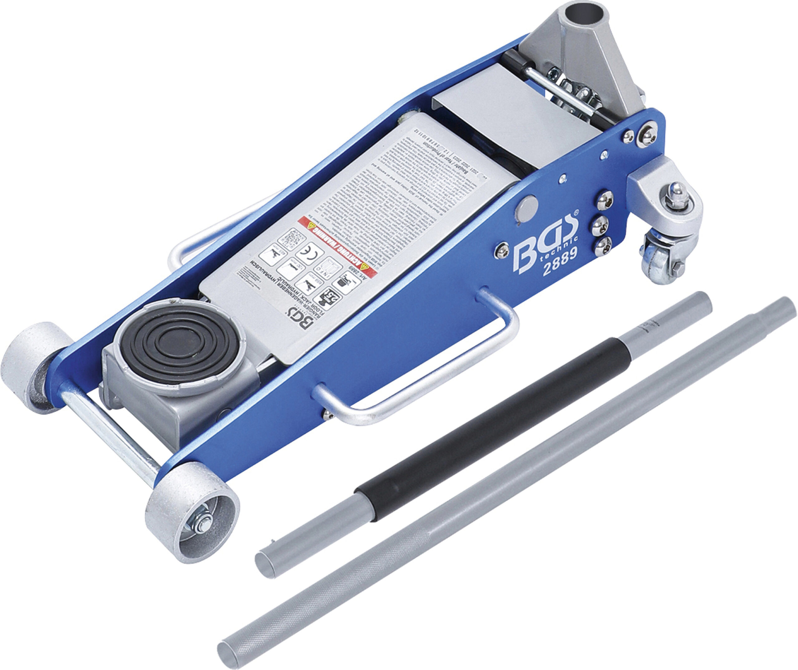 Floor Jack | hydraulic | Aluminium-Steel Construction | 2.5 t