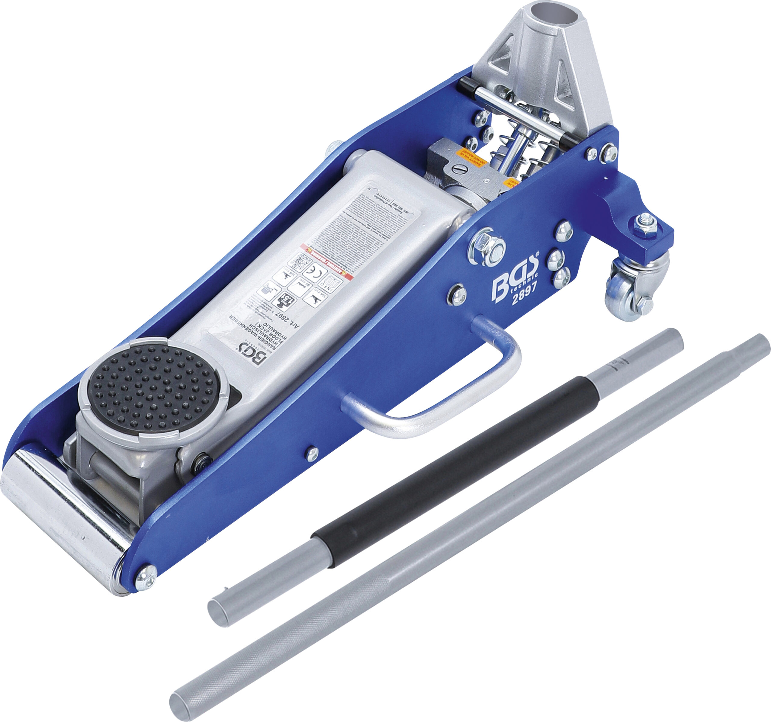 Floor Jack | hydraulic | Aluminium-Steel Construction | 1.5 t