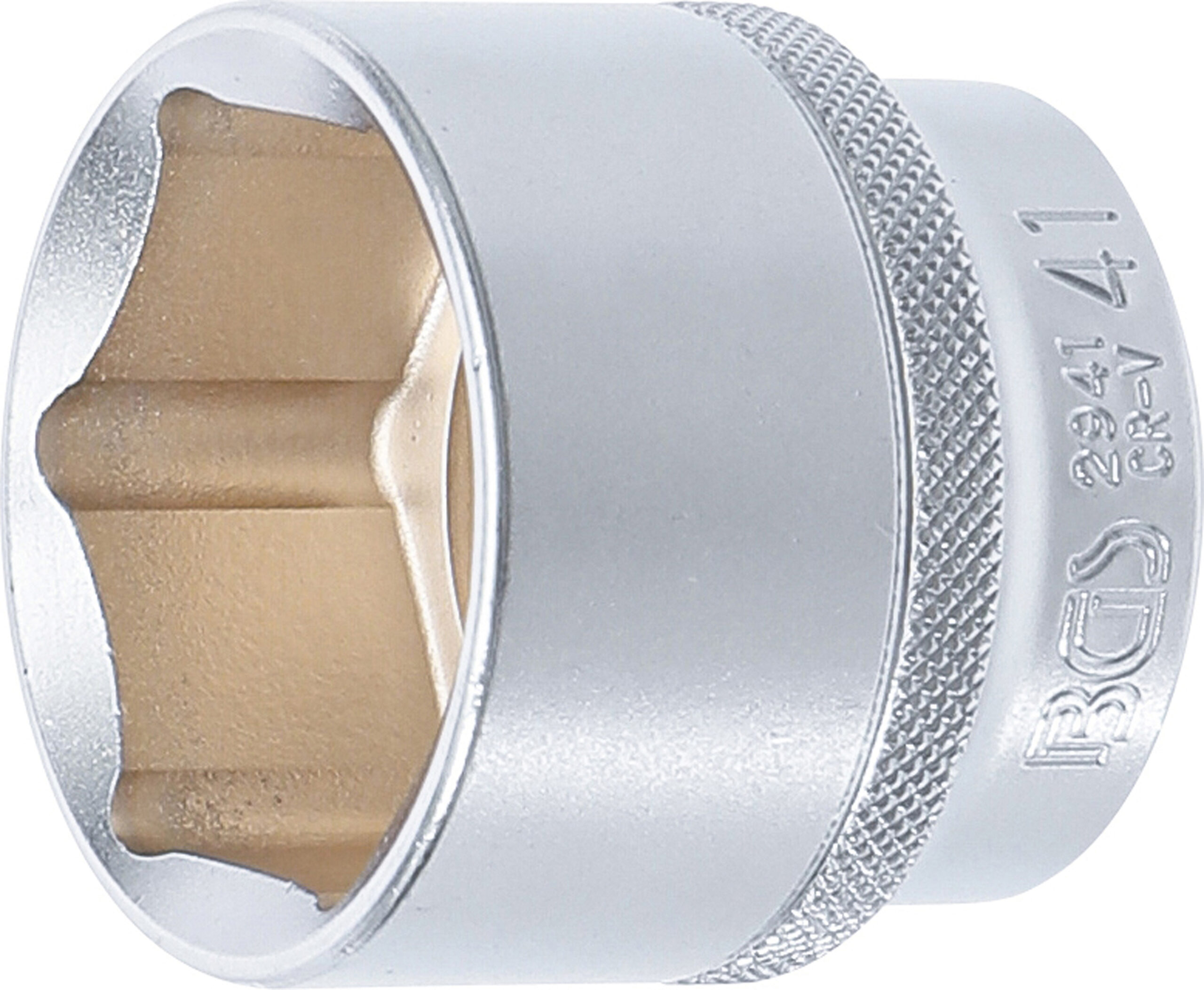 Socket, Hexagon | 12.5 mm (1/2") Drive | 41 mm