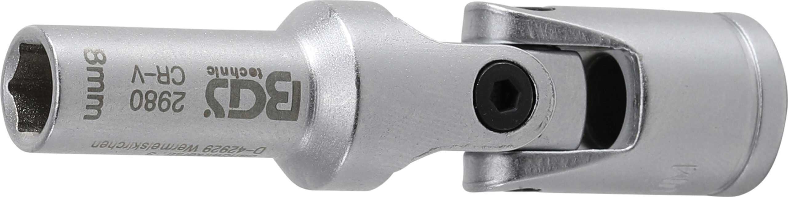 Glow Plug Joint Socket, Hexagon | 10 mm (3/8") Drive | 8 mm