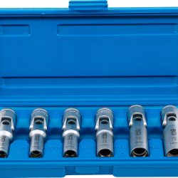 Universal Joint Glow Plug Set, Hexagon | 10 mm (3/8") Drive | 8-16 mm | 6 pcs.