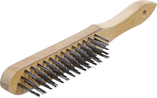 Handheld Brush | steel wire | 5-rows | 300 mm