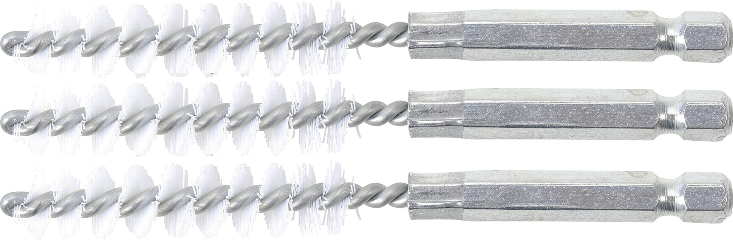 Nylon Brush | 10 mm | 6.3 mm (1/4") Drive | 3 pcs.