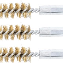 Brass Brush | 12 mm | 6.3 mm (1/4") Drive | 3 pcs.