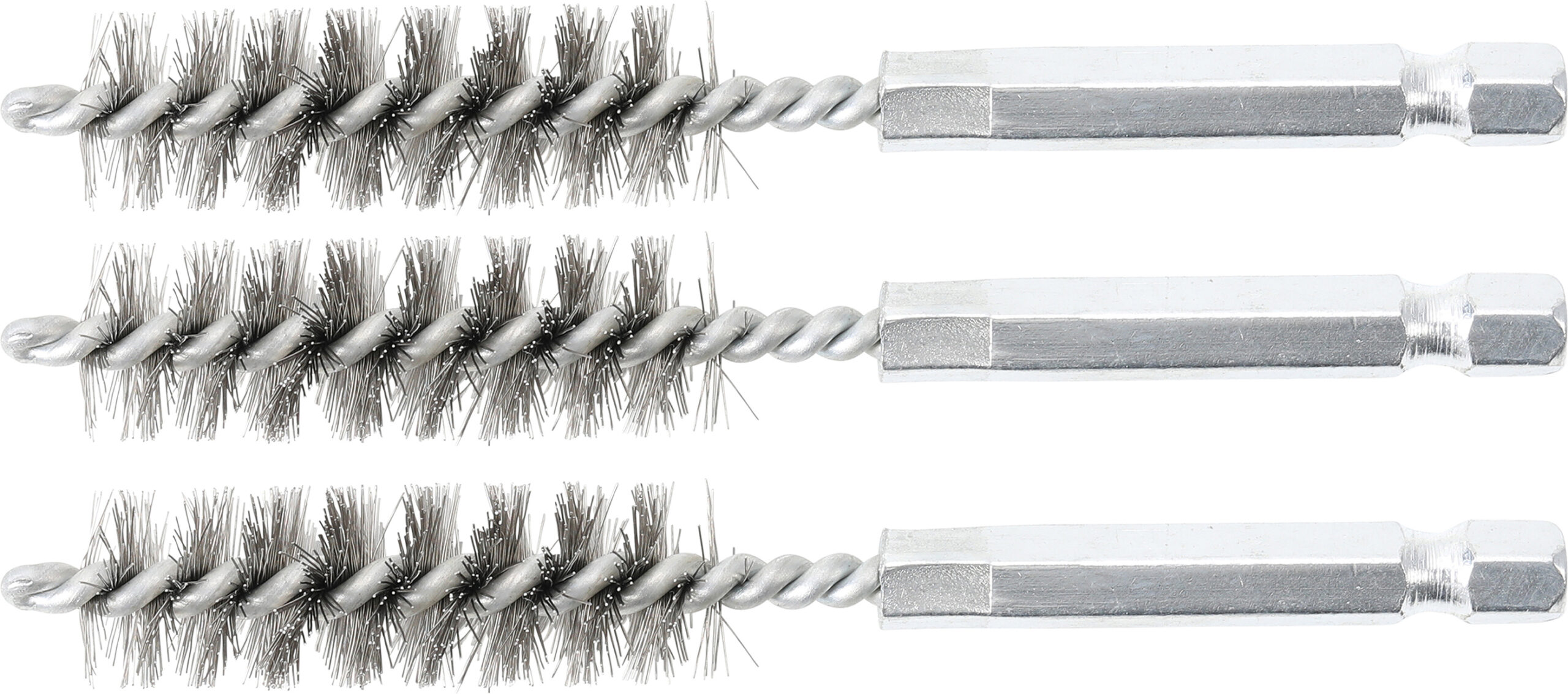 Steel Brush | 13 mm | 6.3 mm (1/4") Drive | 3 pcs.