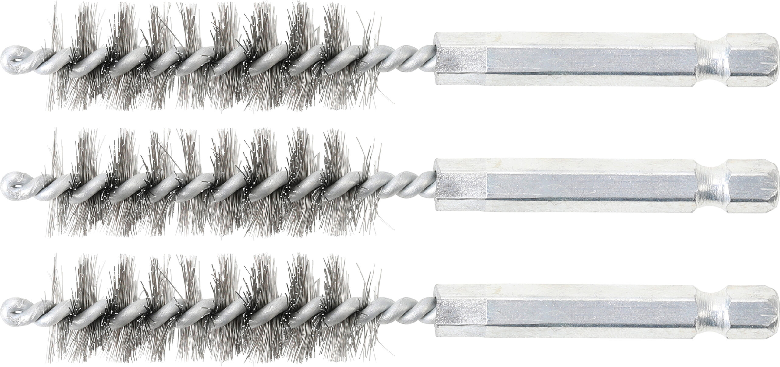 Steel Brush | 14 mm | 6.3 mm (1/4") Drive | 3 pcs.