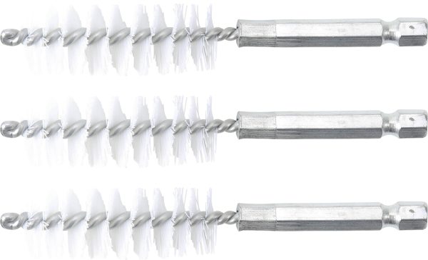 Nylon Brush | 17 mm | 6.3 mm (1/4") Drive | 3 pcs.