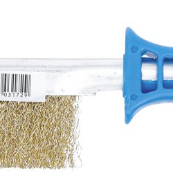 Steel Wire Brush | brass coated | 260 mm