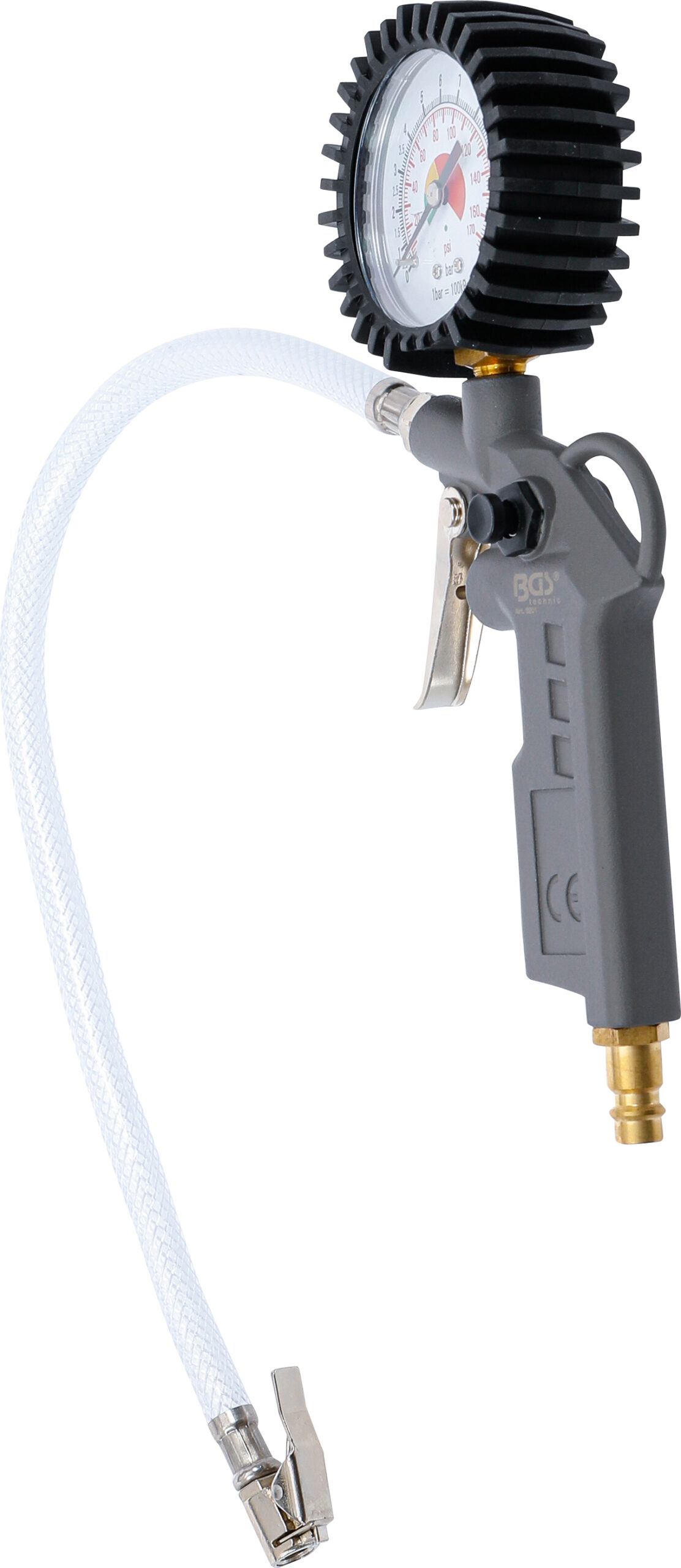 Pistol-Grip Air Inflator | 0 - 8 bar