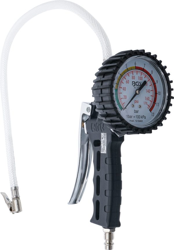 Pistol-Grip Air Inflator | 0 - 12 bar