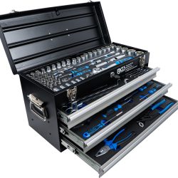 Metal workshop Tool Case | 3 Drawers | with 143 Tools