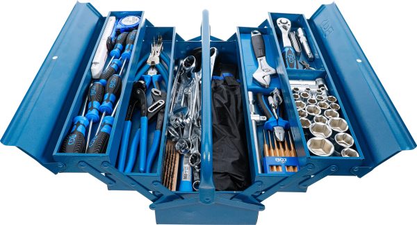 Metal Tool Box incl. Tool Assortment | 137 pcs.