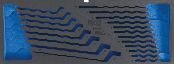 Foam Tray for BGS 3312, empty: for Combination Spanner Set