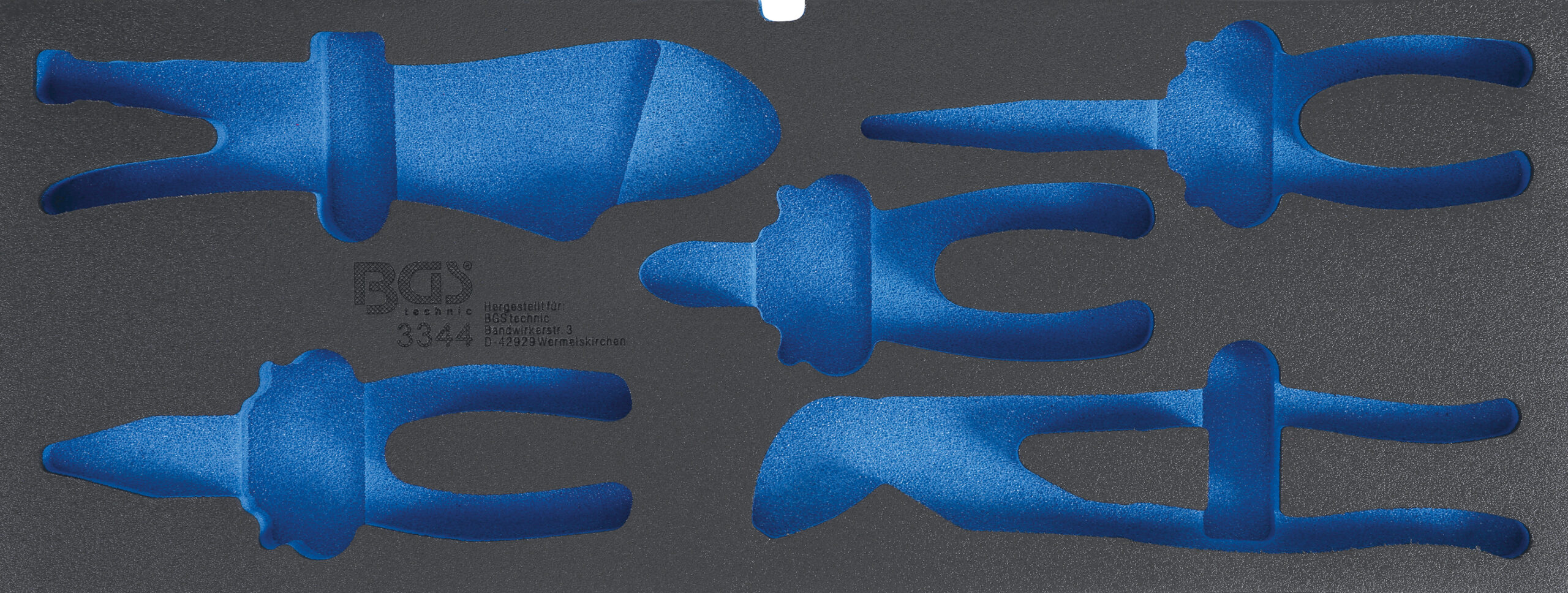 Foam Tray for BGS 3312, empty: for Pliers Set