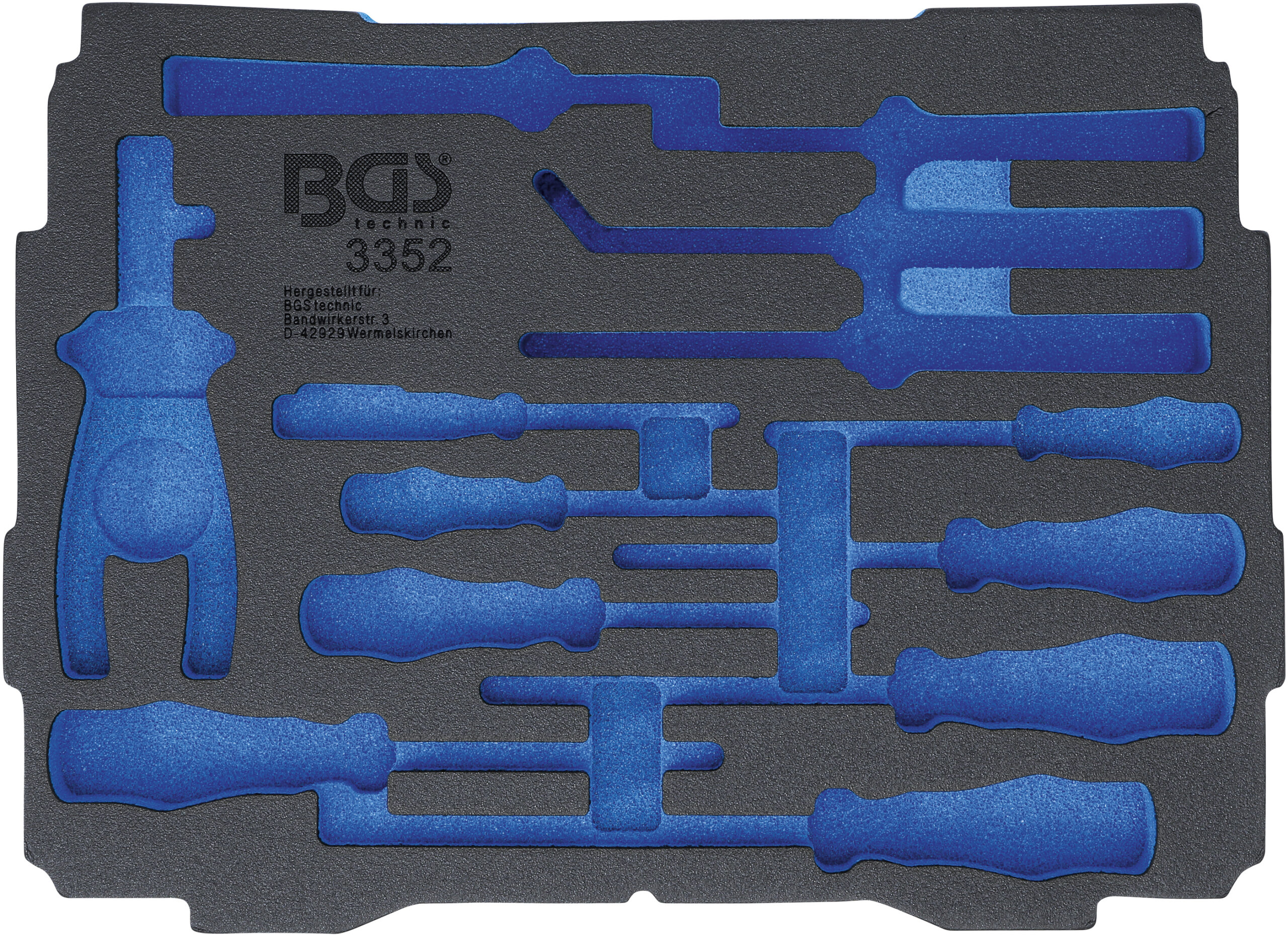 Foam Tray for BGS BOXSYS1 & 2 | empty | for BGS 3352